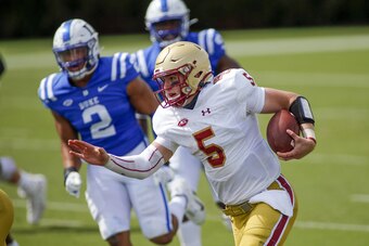 In new head coach Jeff Hafley's debut, Boston College cruised to an ACC victory over Duke.