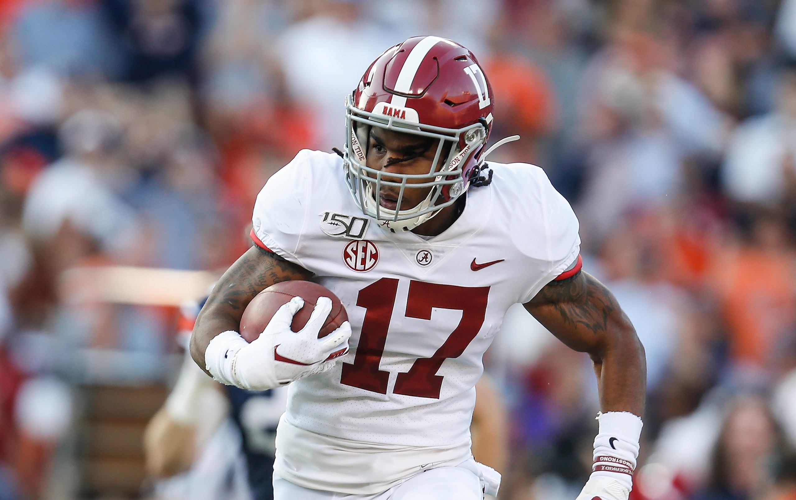 Alabama's Jaylen Waddle Alabama's Jaylen Waddle