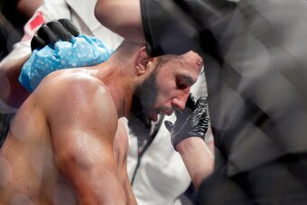 This fighter might have the slight edge over his opponent.