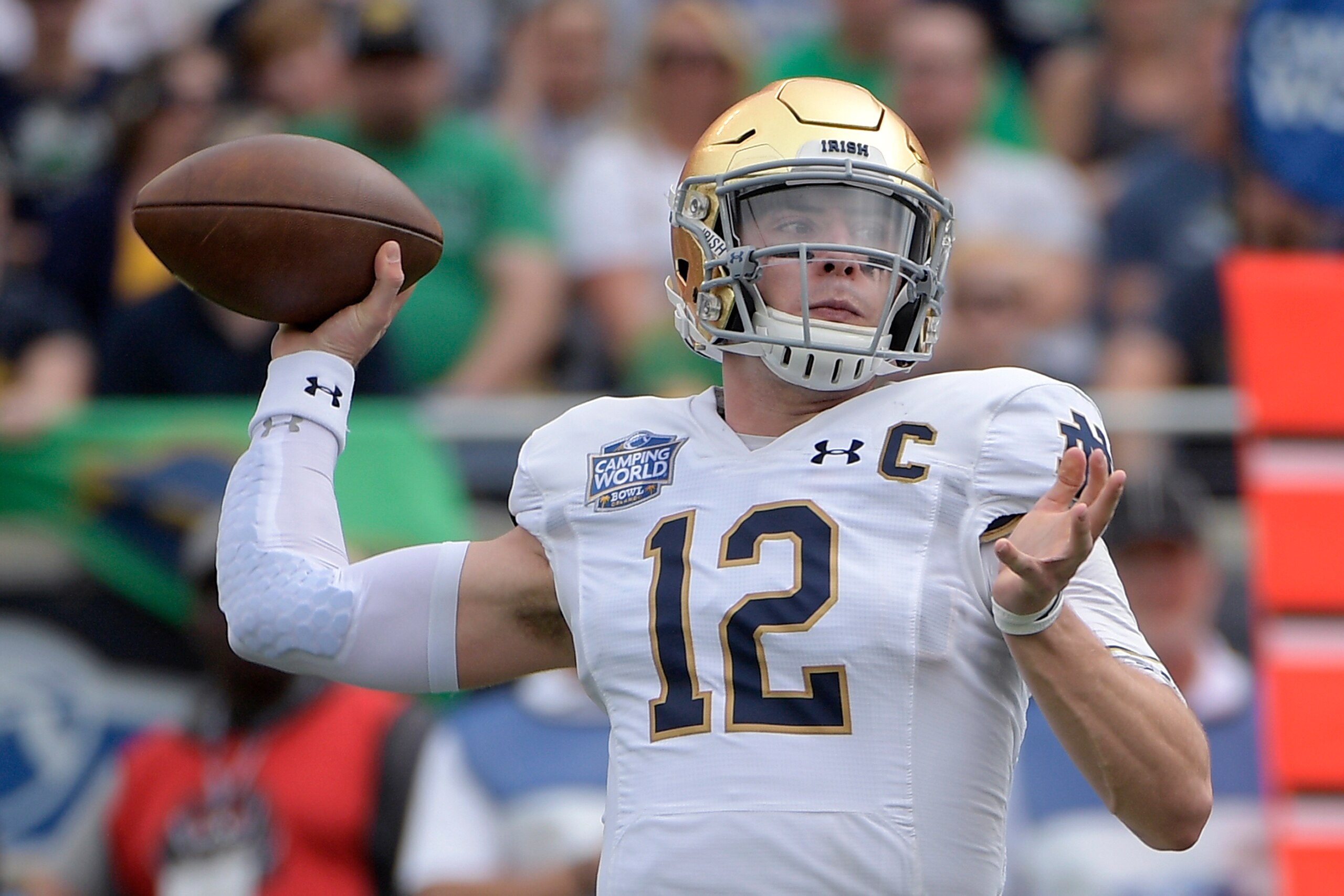 Notre Dame QB Ian Book