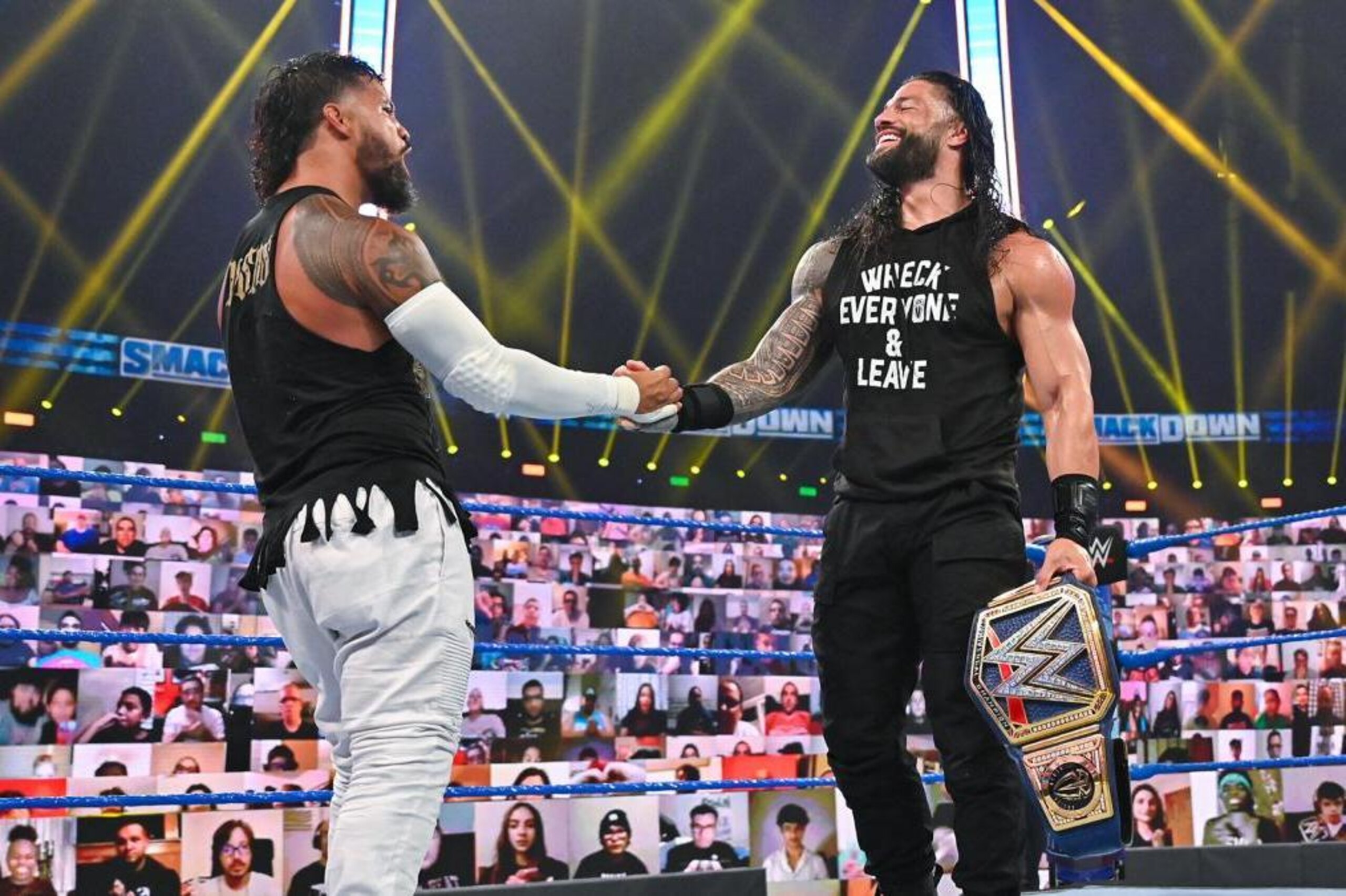 It may not be long before Roman Reigns and Jey Uso are back on the same side.