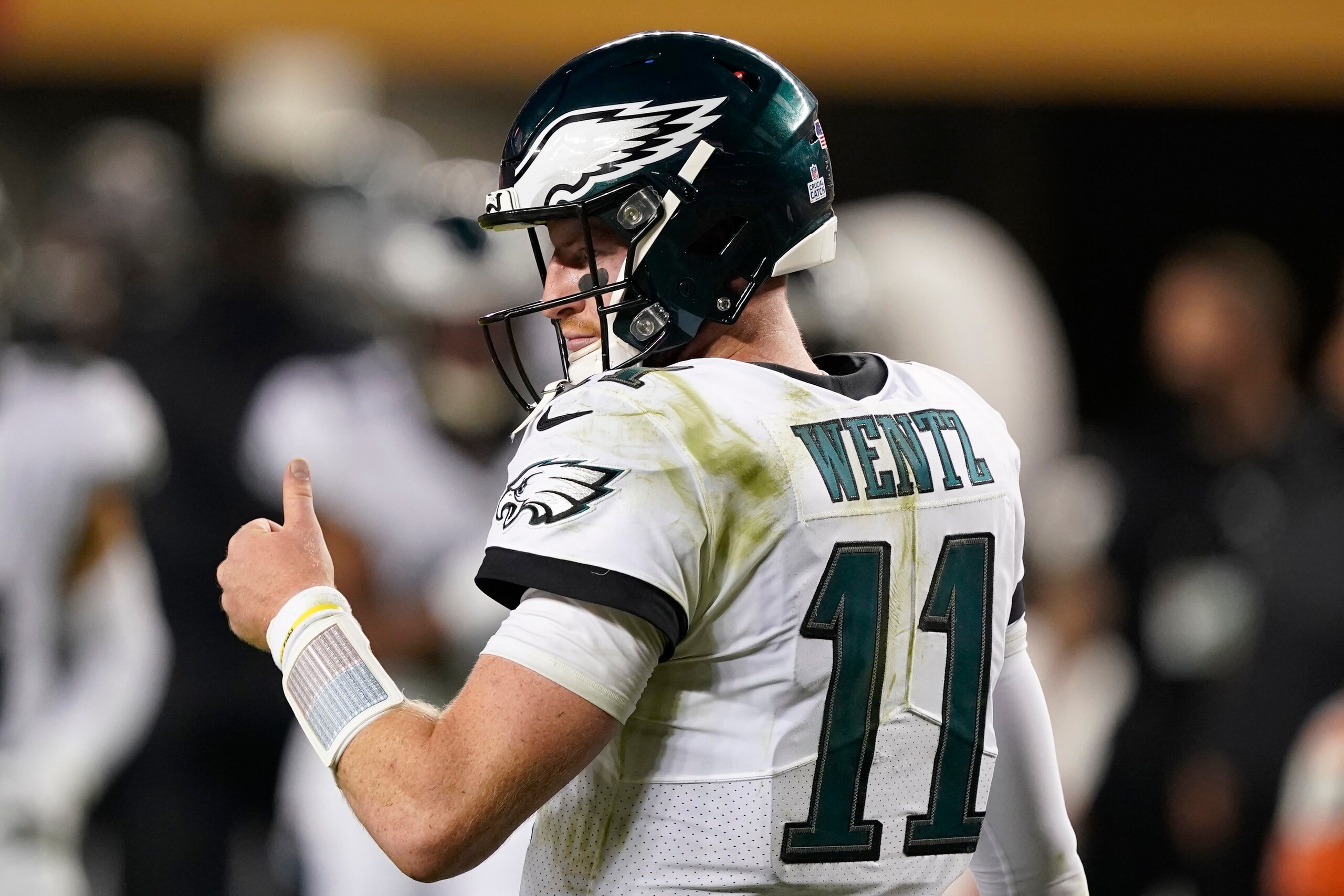 Philadelphia Eagles quarterback Carson Wentz