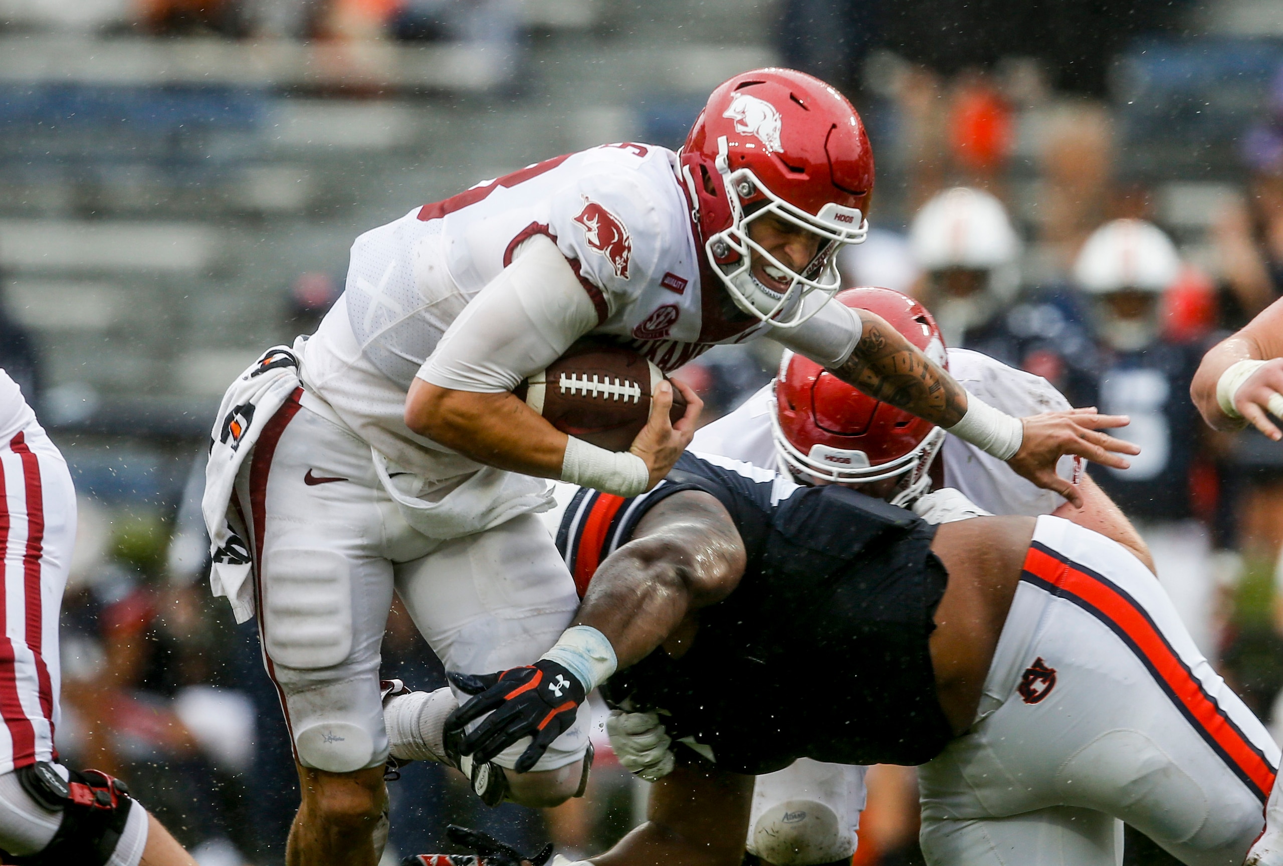 Arkansas QB Feleipe Franks Arkansas QB Feleipe Franks