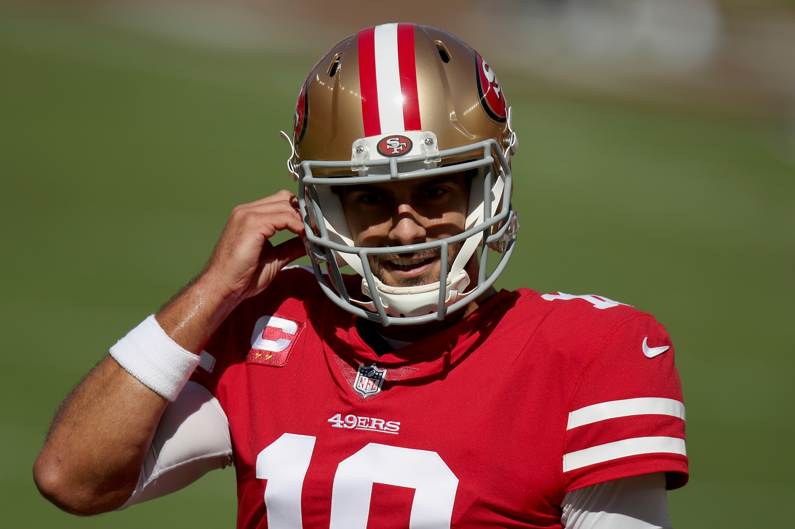 San Francisco 49ers quarterback Jimmy Garoppolo