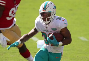 Dolphins RB Myles Gaskin Dolphins RB Myles Gaskin