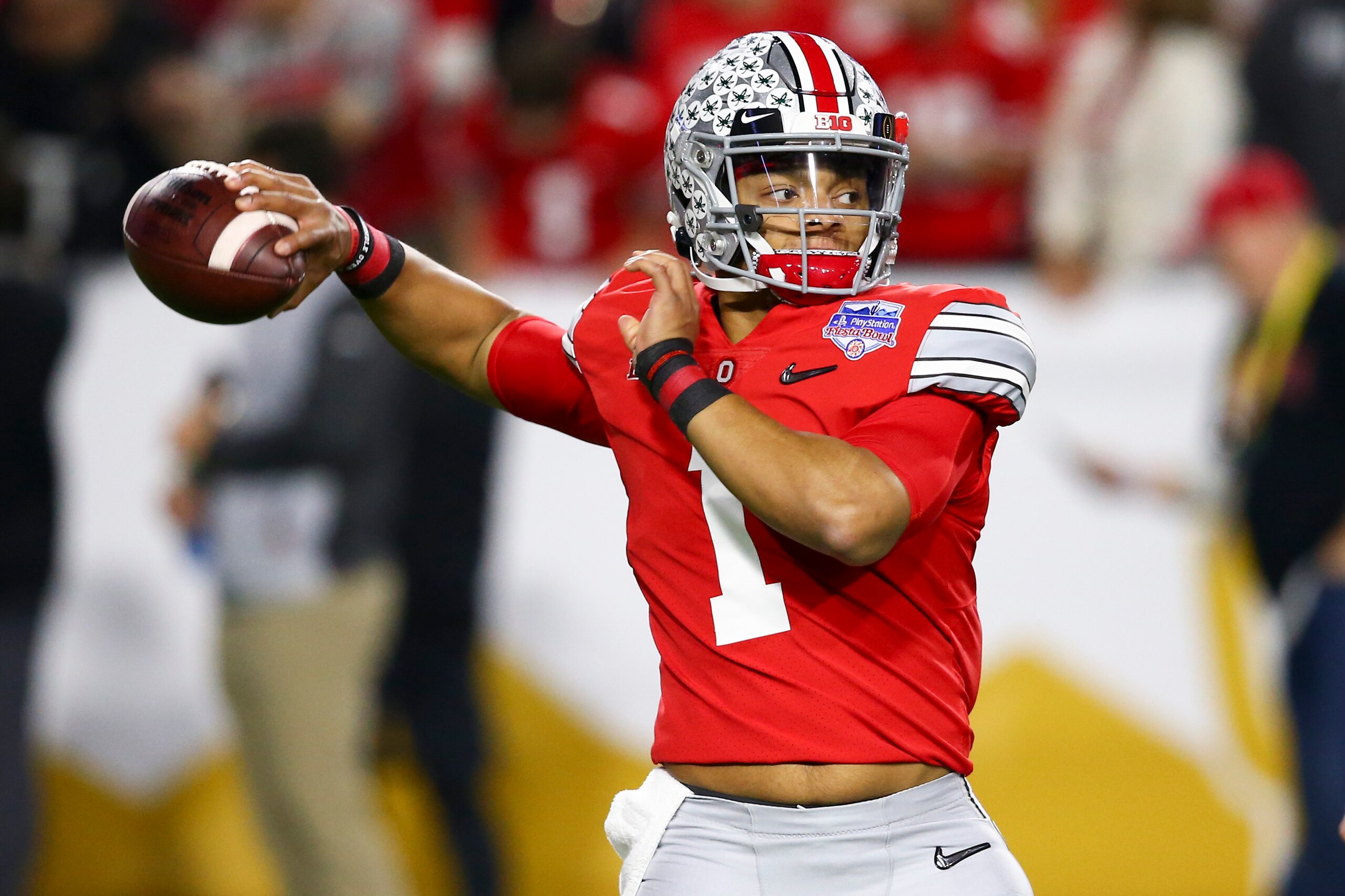 Ohio State quarterback Justin Fields will finally be back in action next Saturday.