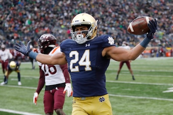 Notre Dame TE Tommy Tremble
