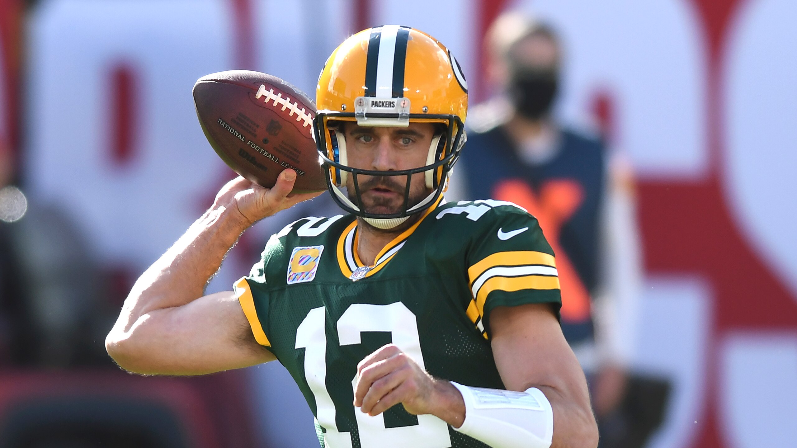 Green Bay Packers quarterback Aaron Rodgers