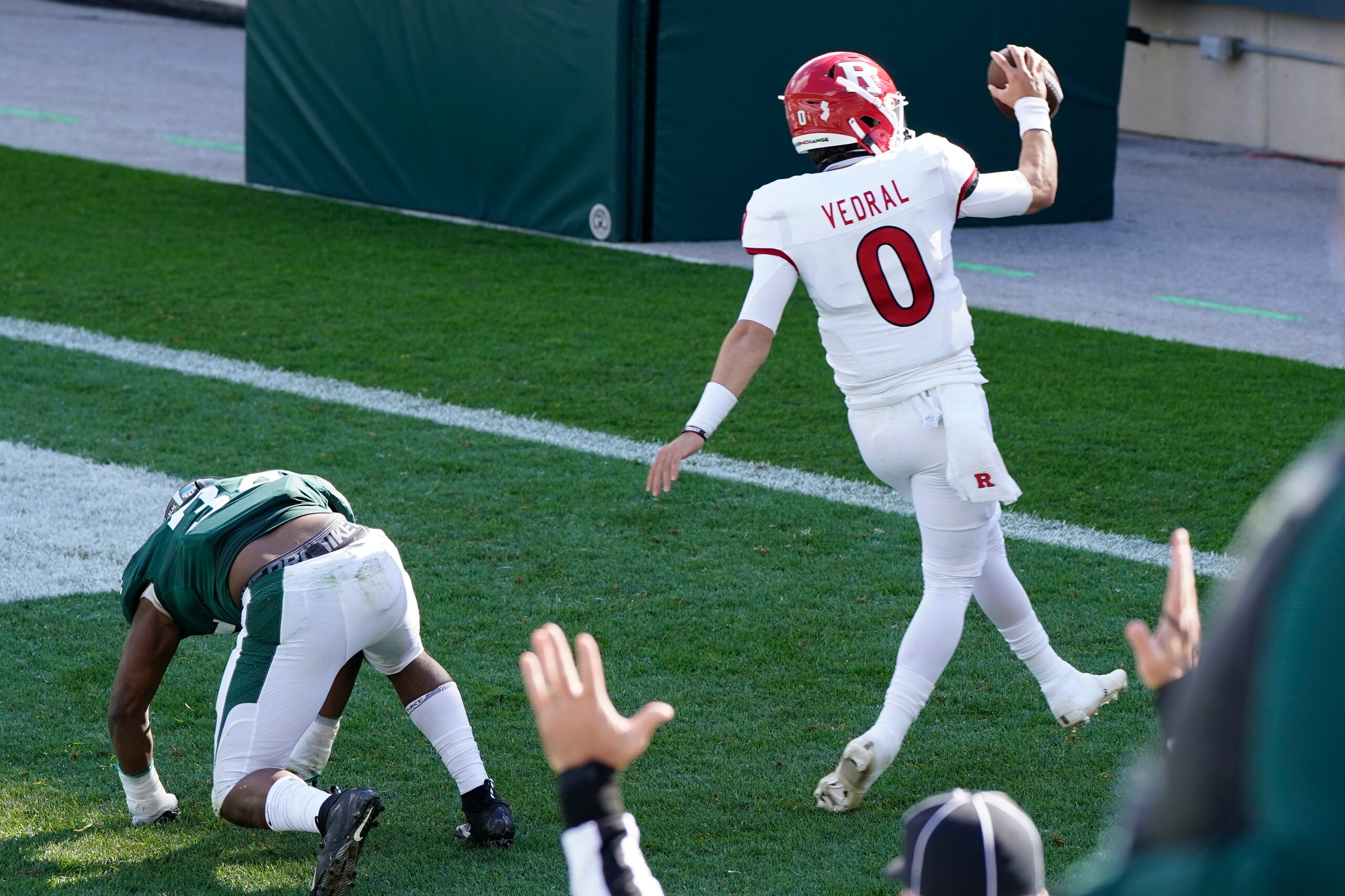 Rutgers QB Noah Vedral