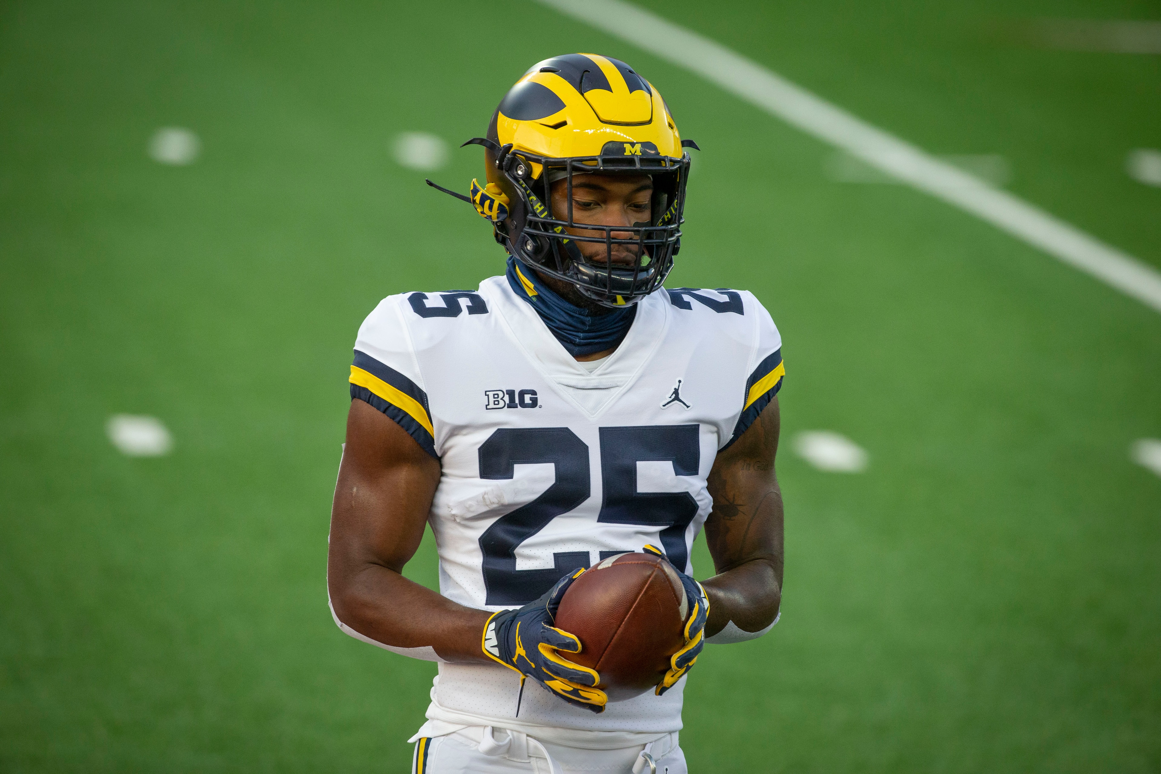 Michigan RB Hassan Haskins Michigan RB Hassan Haskins