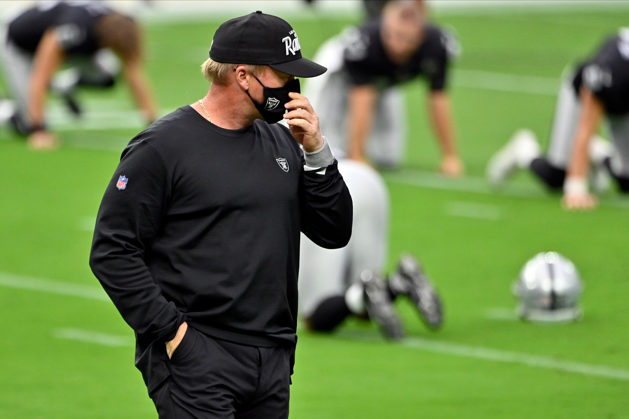 Las Vegas Raiders head coach Jon Gruden