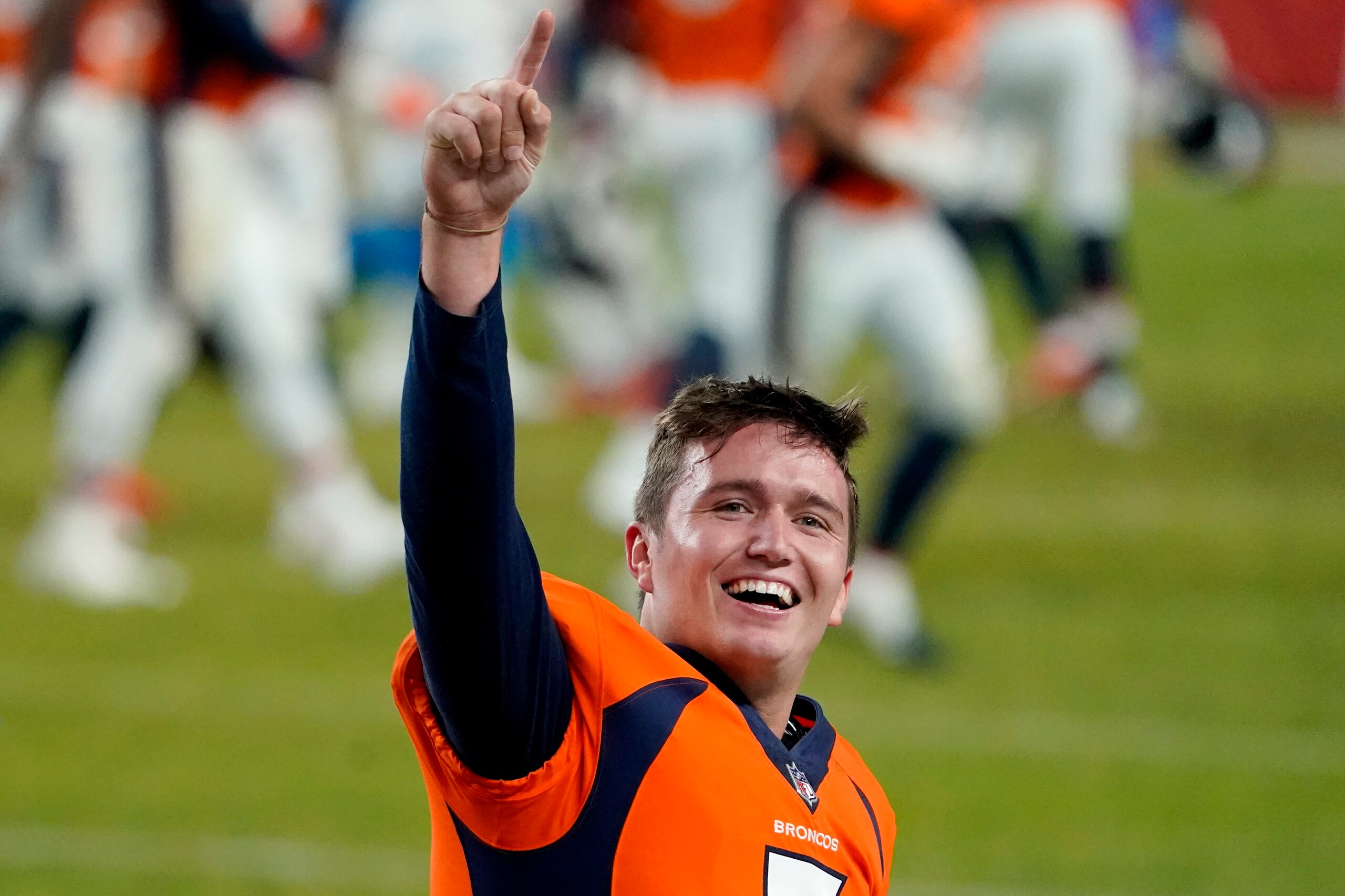Denver Broncos quarterback Drew Lock Denver Broncos quarterback Drew Lock
