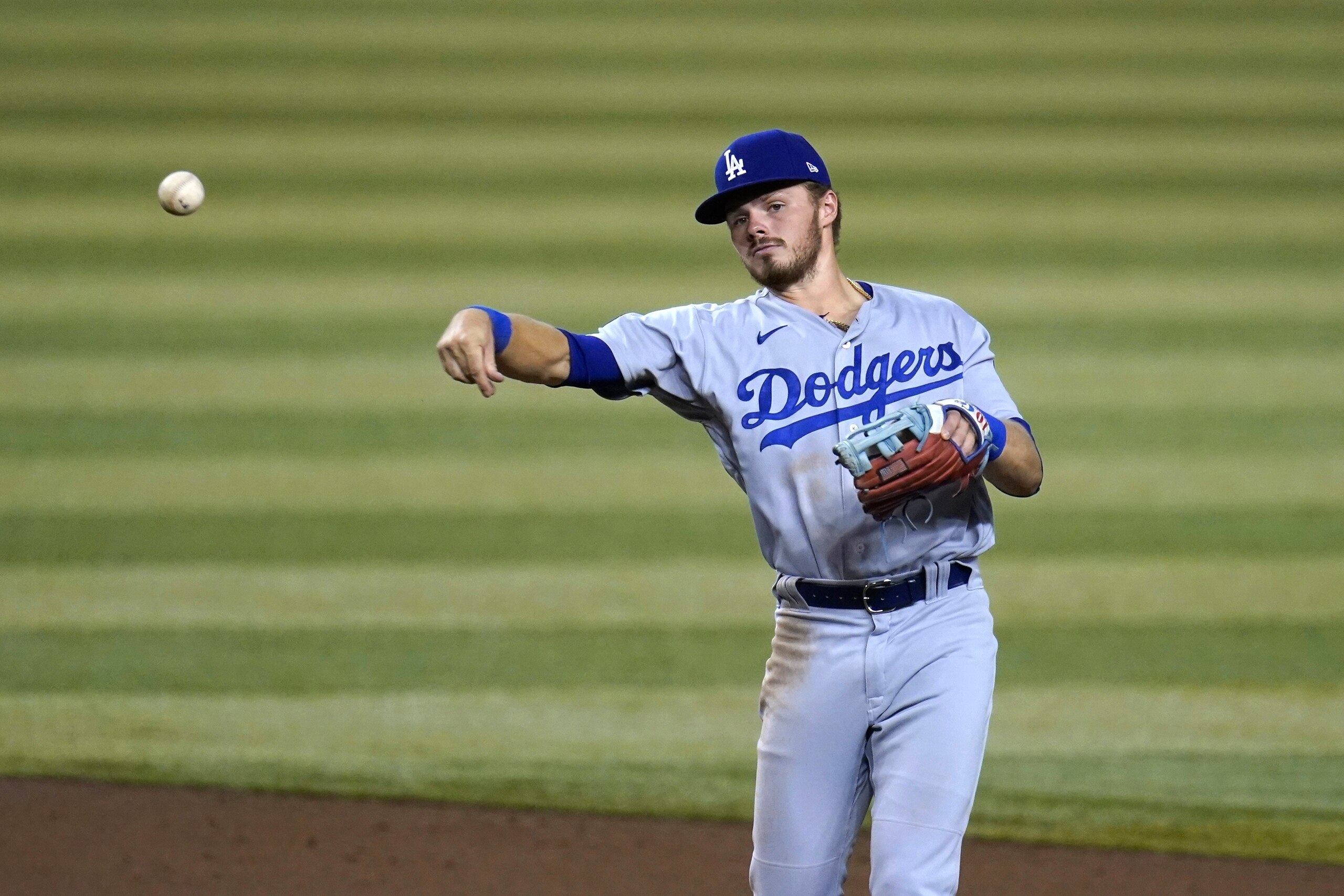Gavin Lux didn't seize the second base job as expected for the Dodgers in 2020.