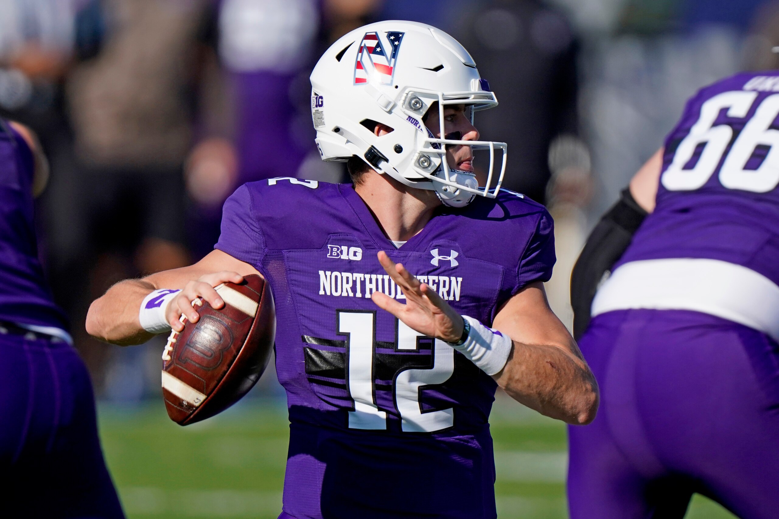 Northwestern QB Peyton Ramsey Northwestern QB Peyton Ramsey