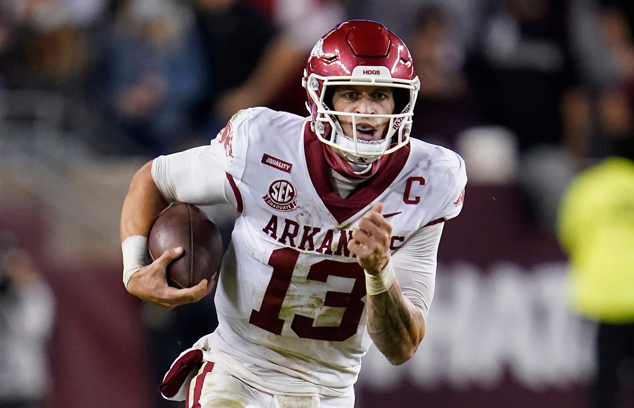 Arkansas QB Feleipe Franks