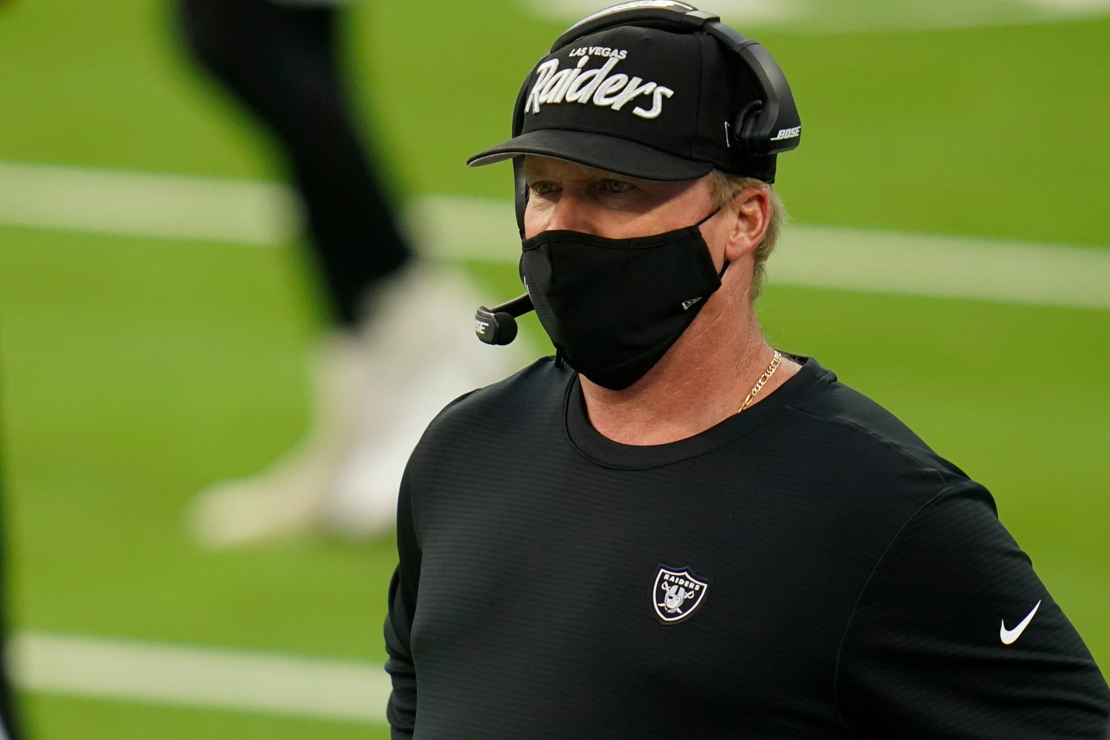 Las Vegas Raiders head coach Jon Gruden