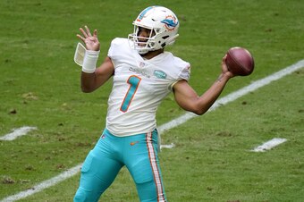Miami Dolphins quarterback Tua Tagovailoa Miami Dolphins quarterback Tua Tagovailoa