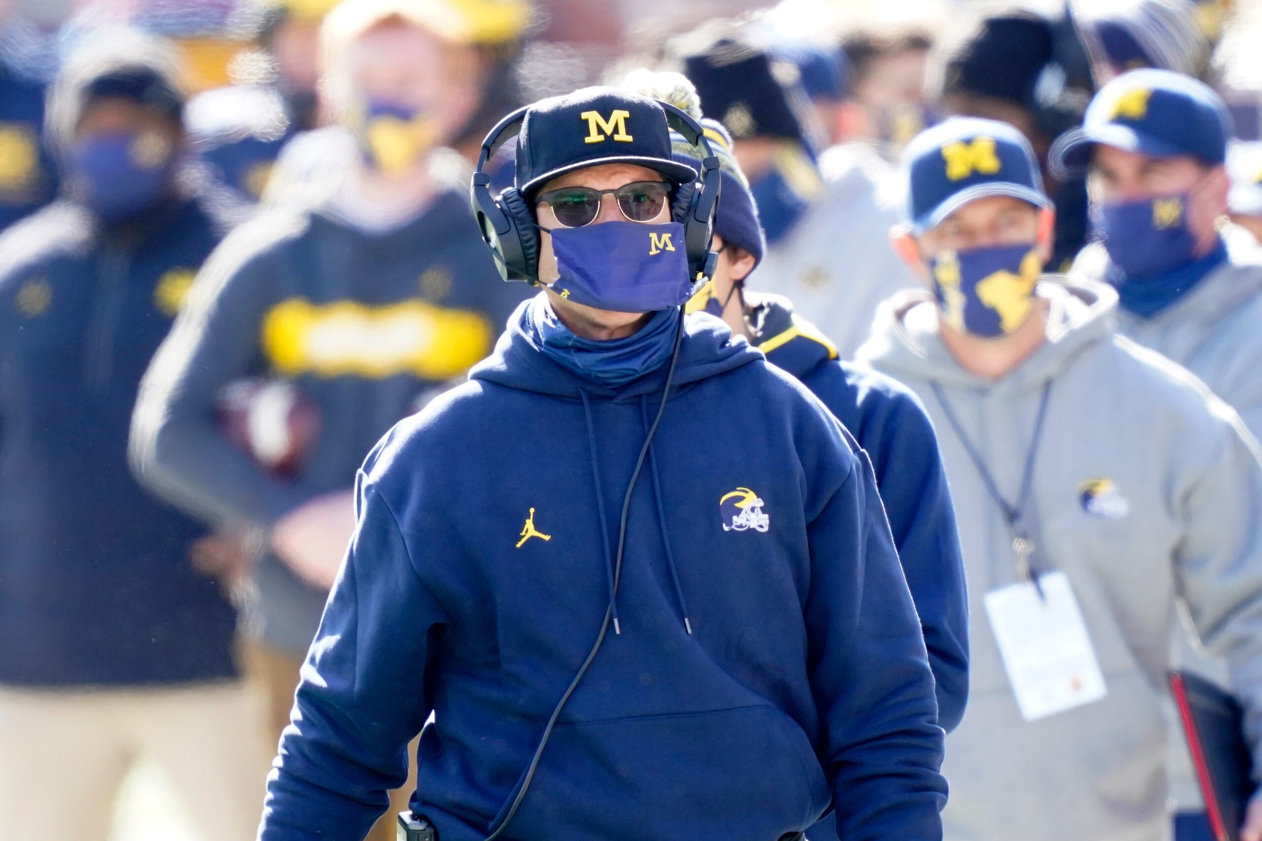Michigan head coach Jim Harbaugh