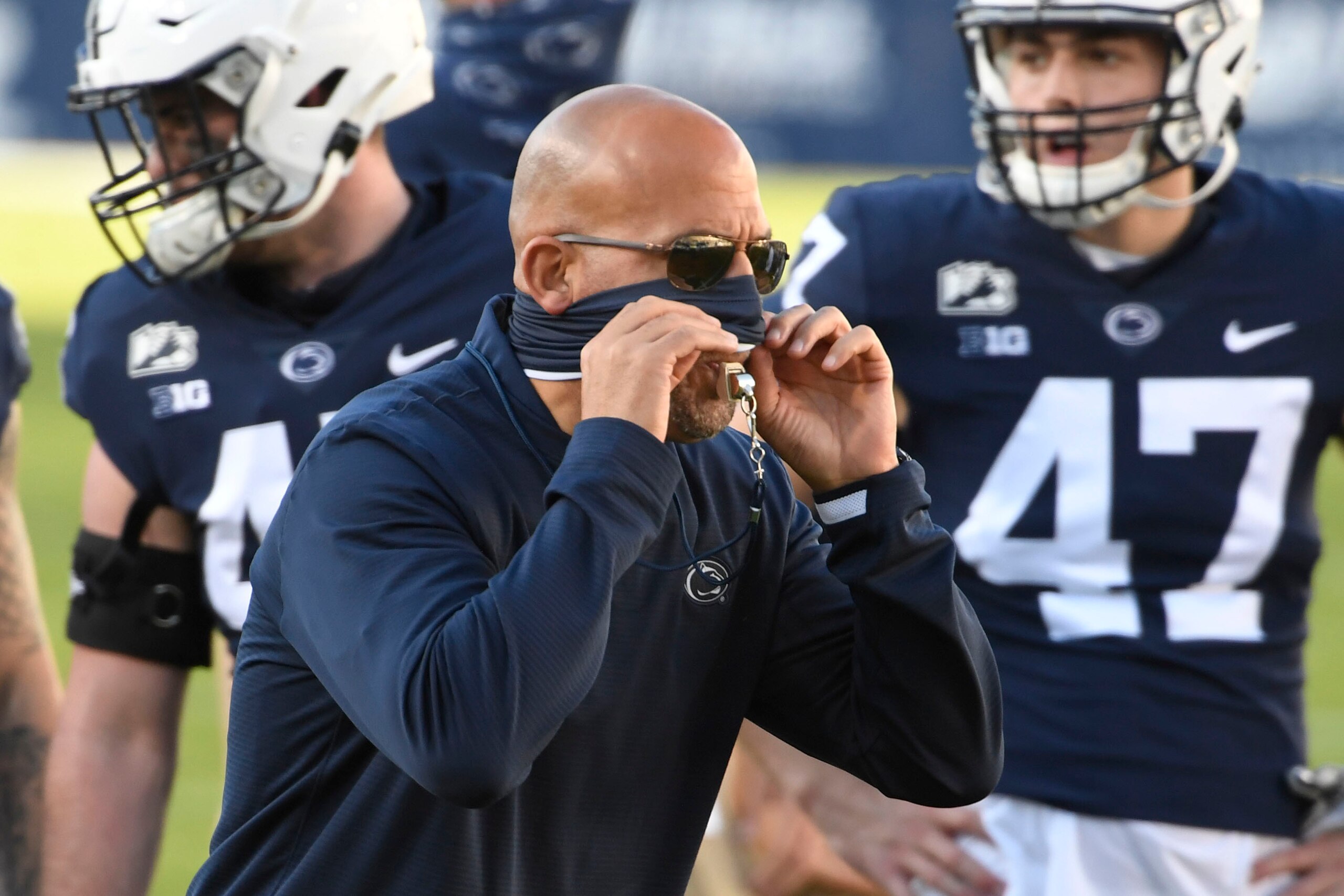 Penn State head coach James Franklin