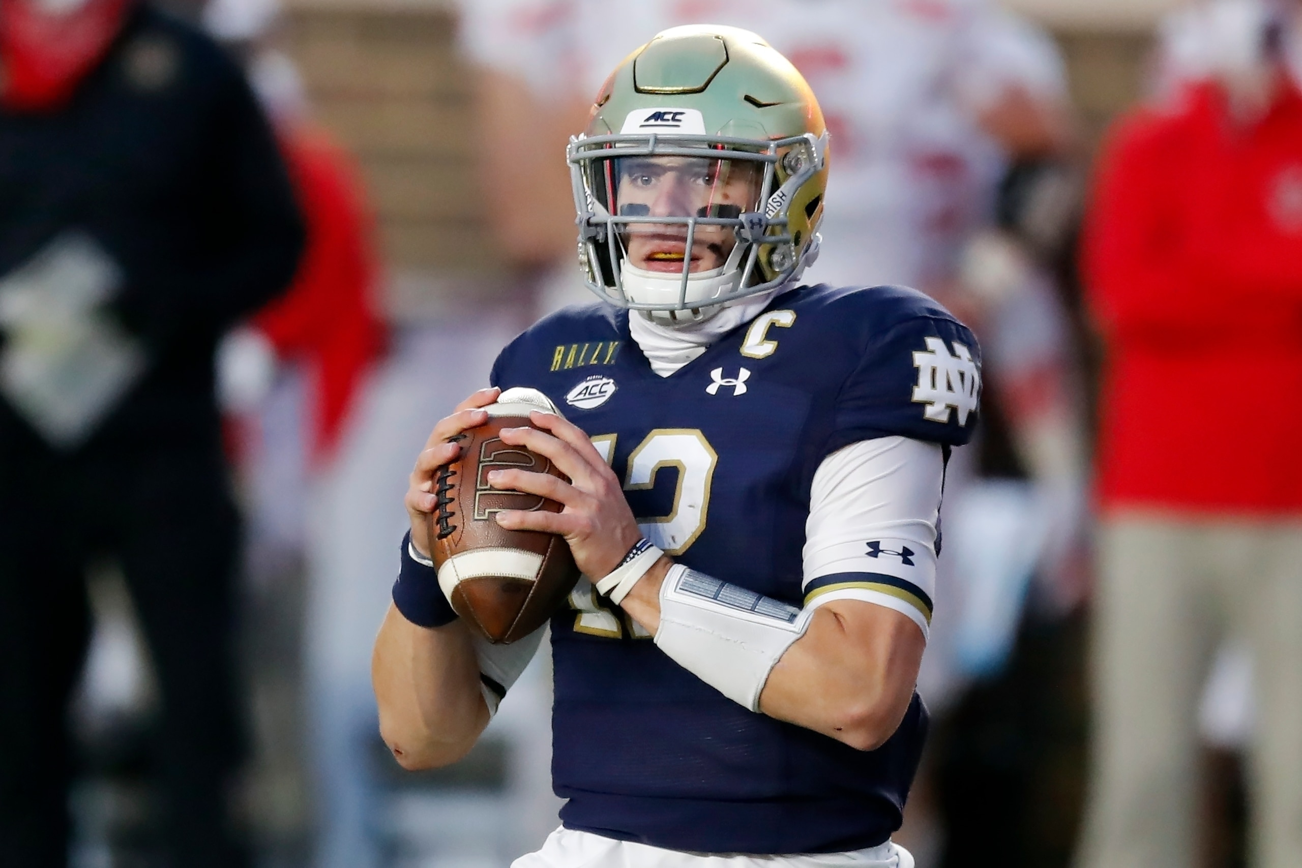Notre Dame QB Ian Book Notre Dame QB Ian Book