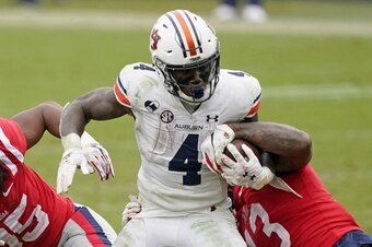 Auburn running back Tank Bigsby