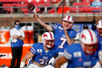SMU quarterback Shane Buechele