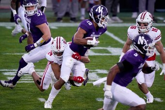 Northwestern's Brandon Joseph had two interceptions vs. Wisconsin