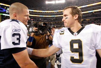 Jon Kitna and Drew Brees
