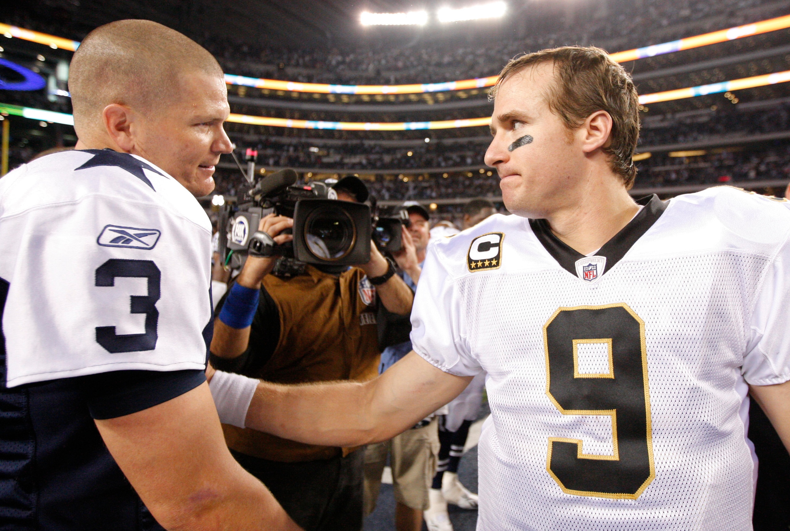 Jon Kitna and Drew Brees