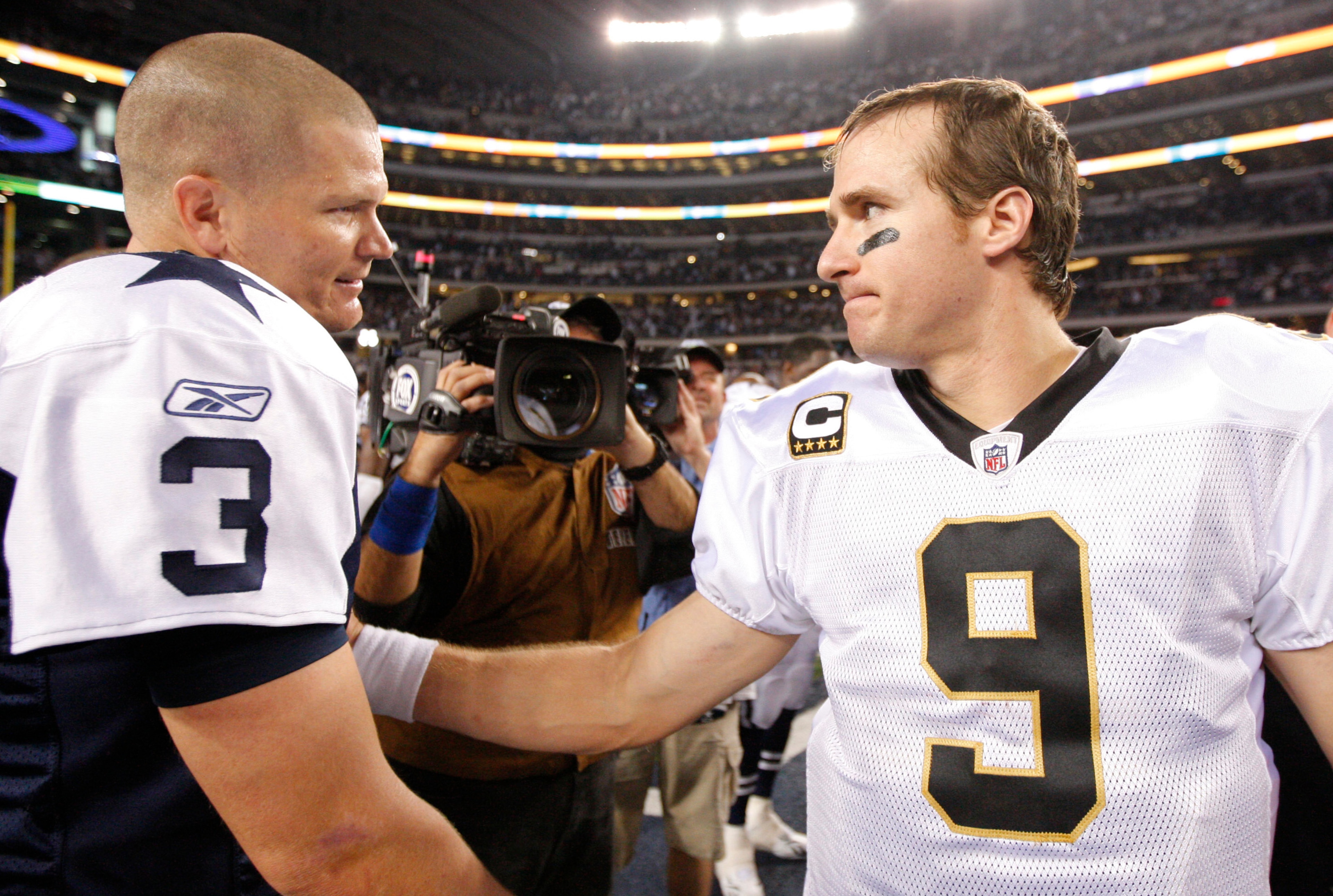 Jon Kitna and Drew Brees