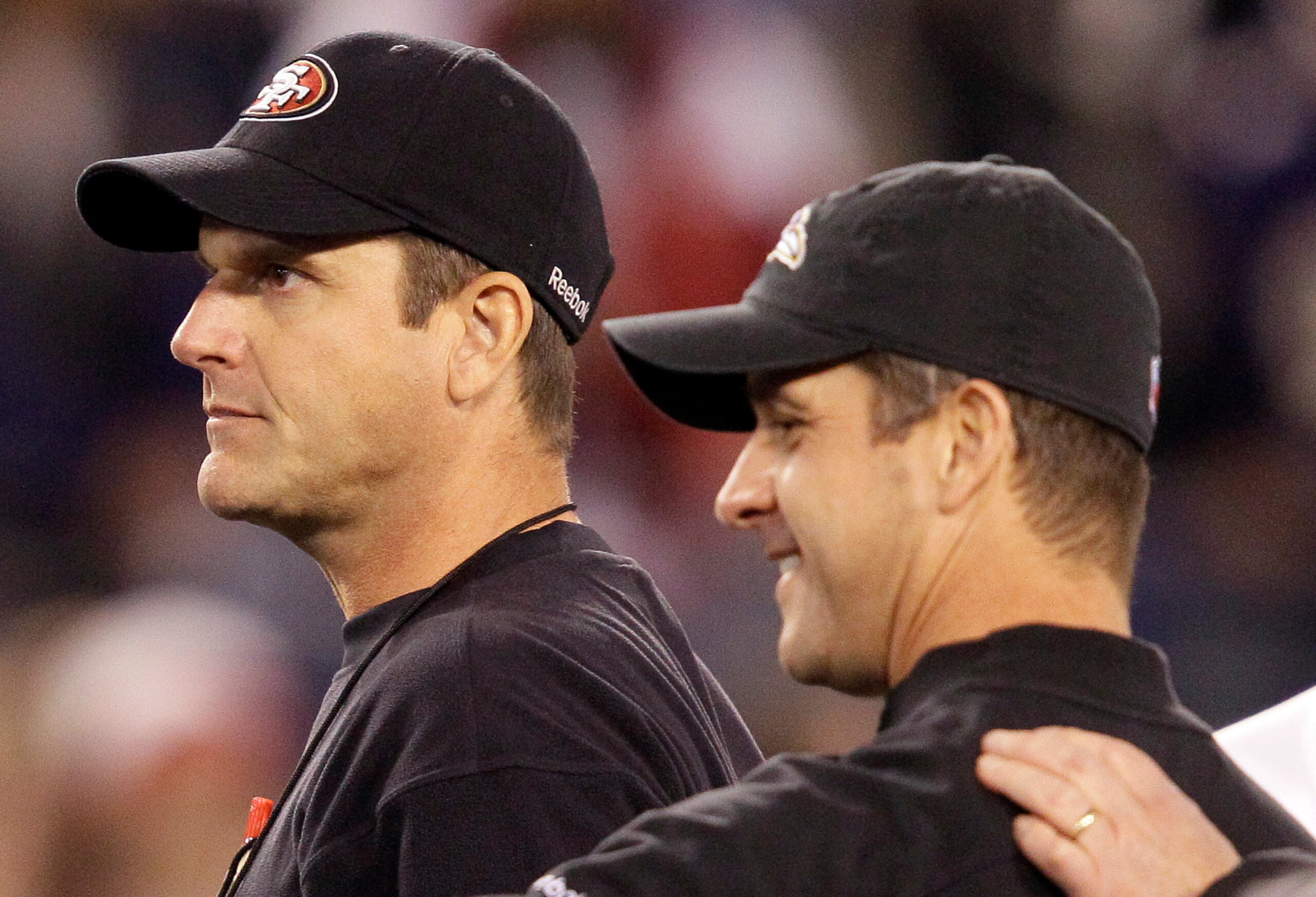 Jim Harbaugh and John Harbaugh