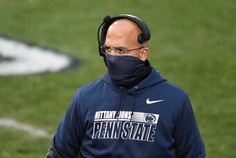 Penn State head coach James Franklin