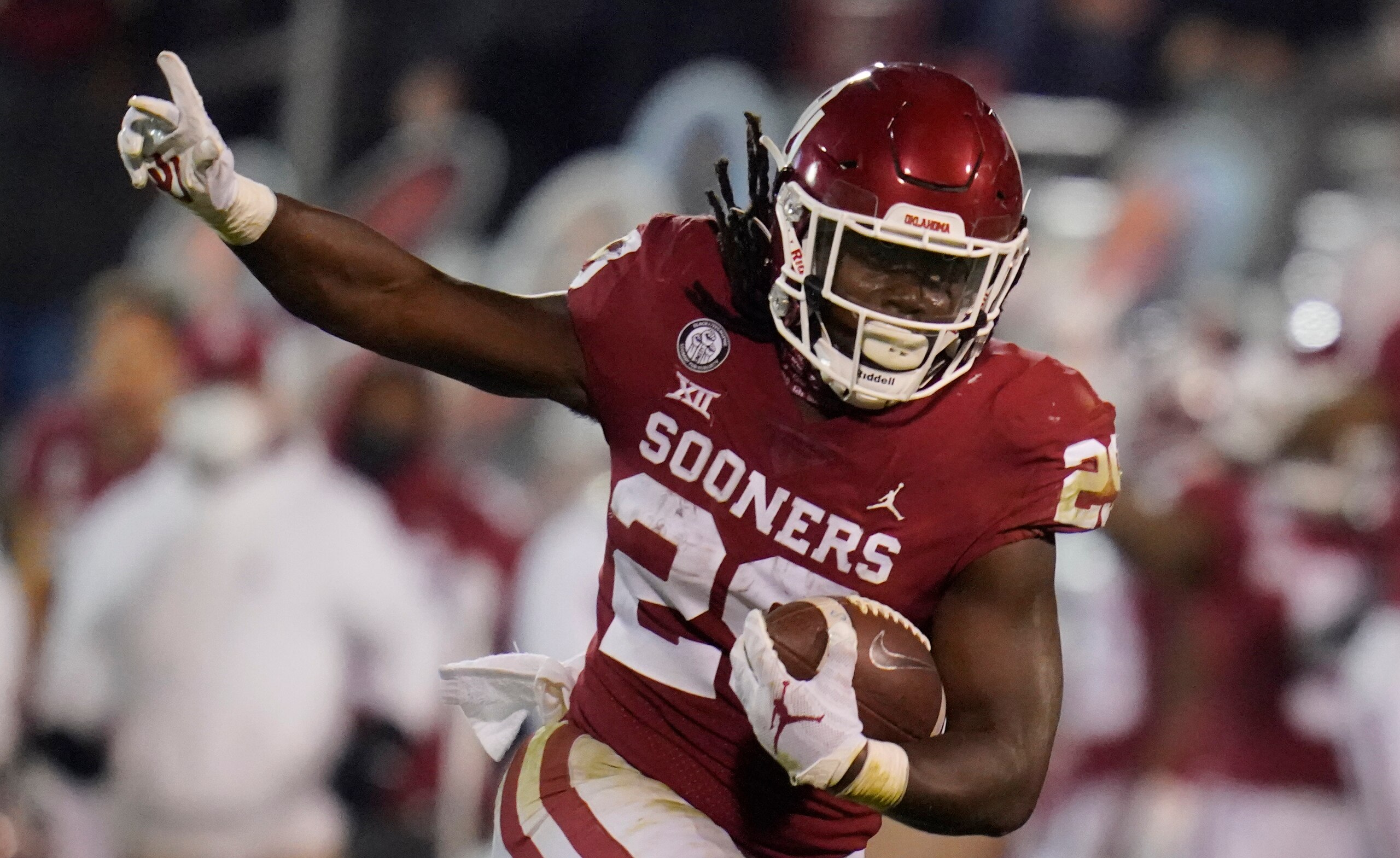 Oklahoma RB Rhamondre Stevenson Oklahoma RB Rhamondre Stevenson