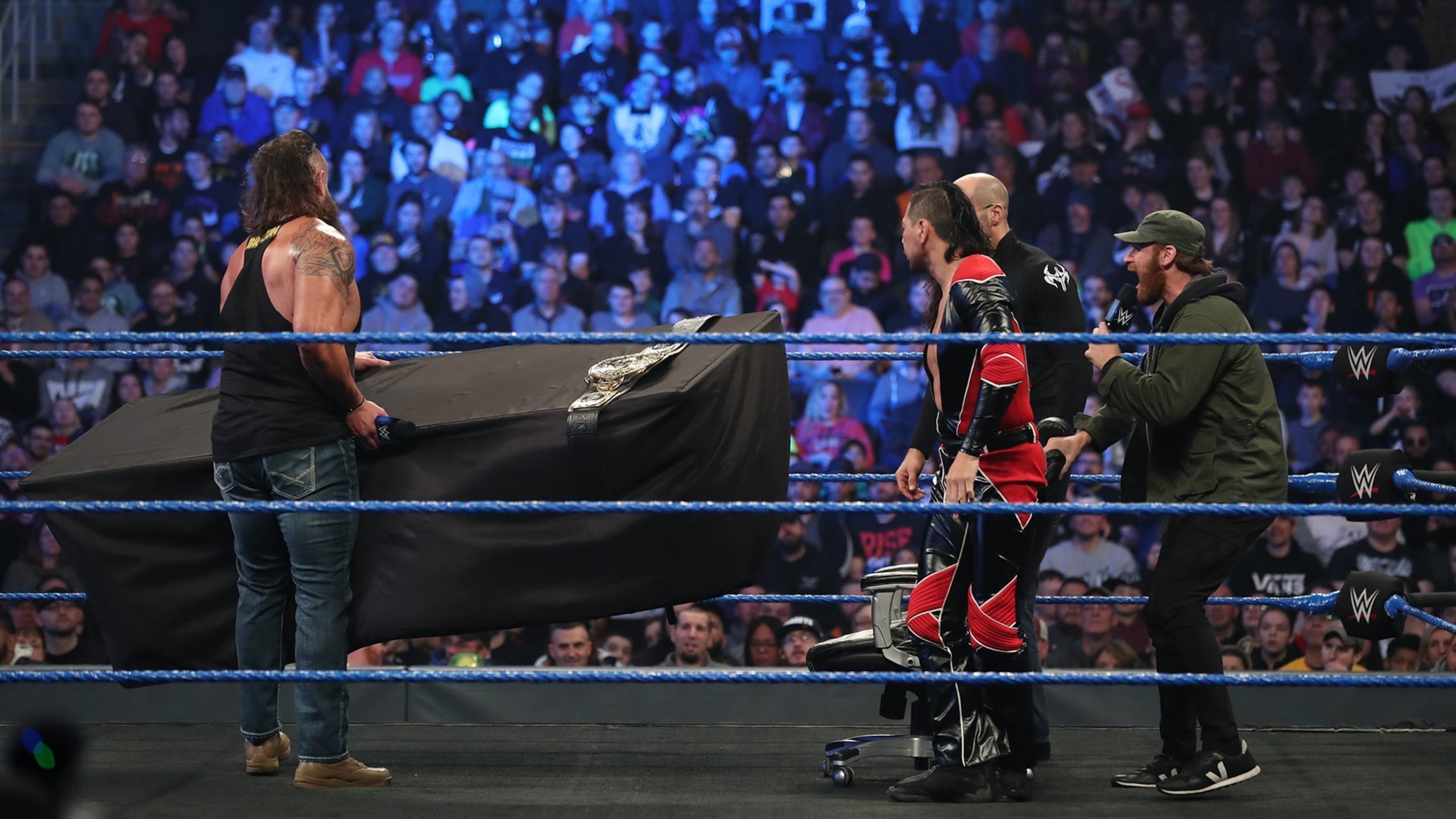 At least Braun Strowman was nice enough to move the table out of the way earlier this year.