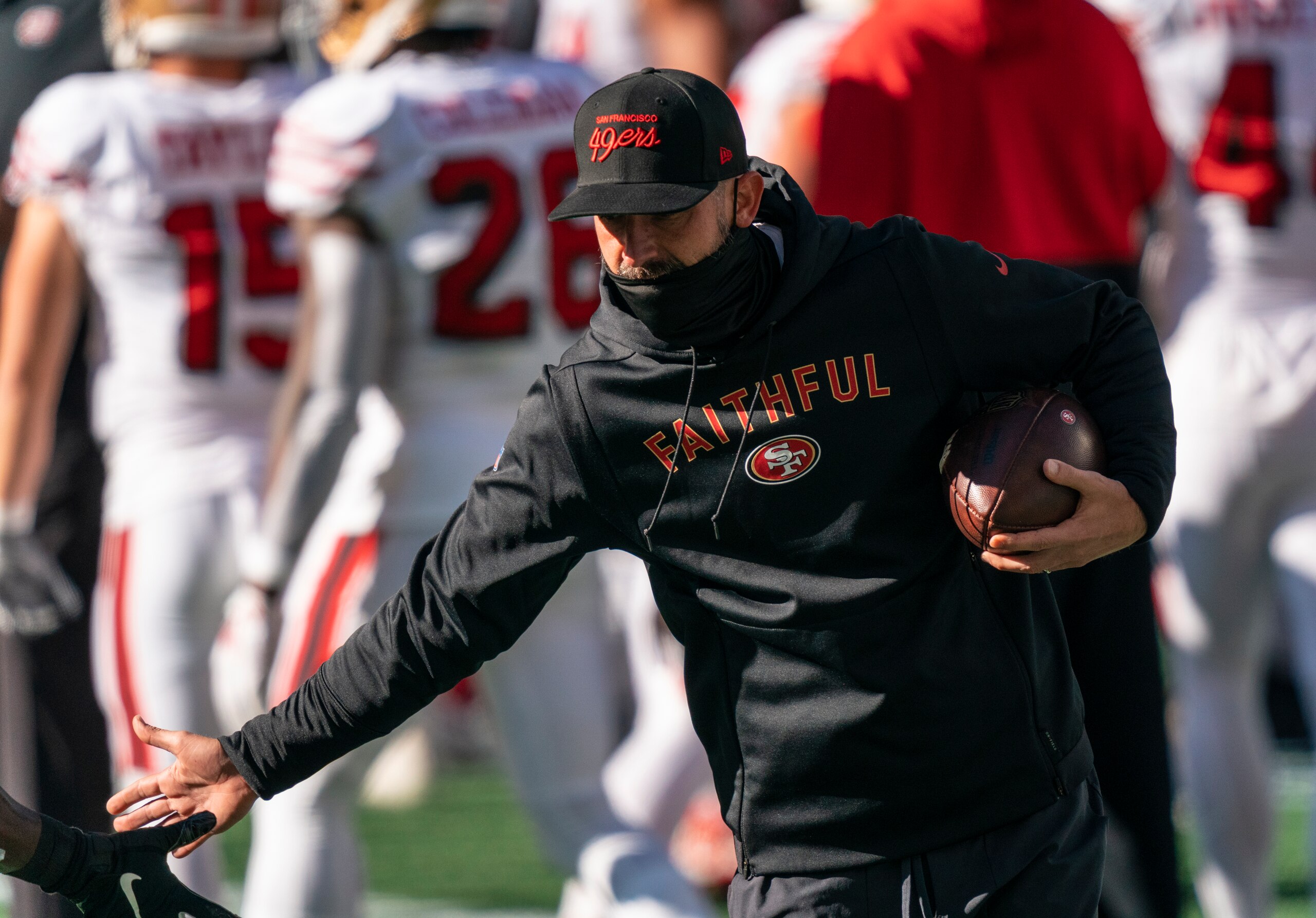 San Francisco 49ers head coach Kyle Shanahan