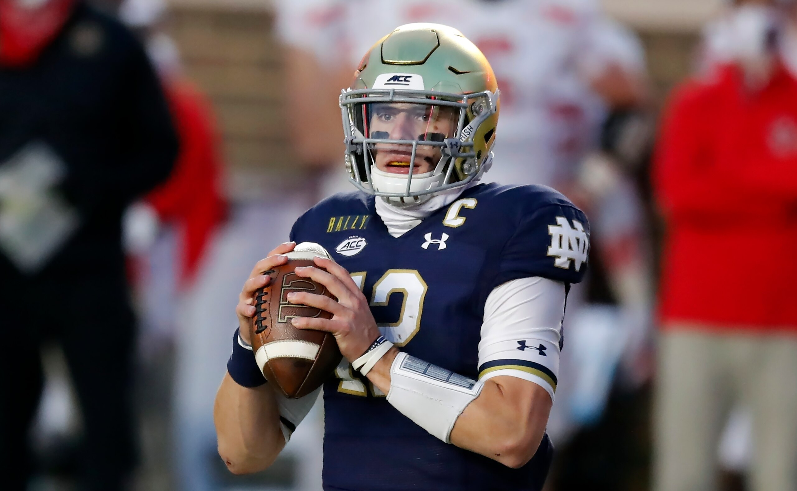 Notre Dame quarterback Ian Book Notre Dame quarterback Ian Book