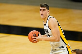 Iowa star Luka Garza picked up where he left off in March.