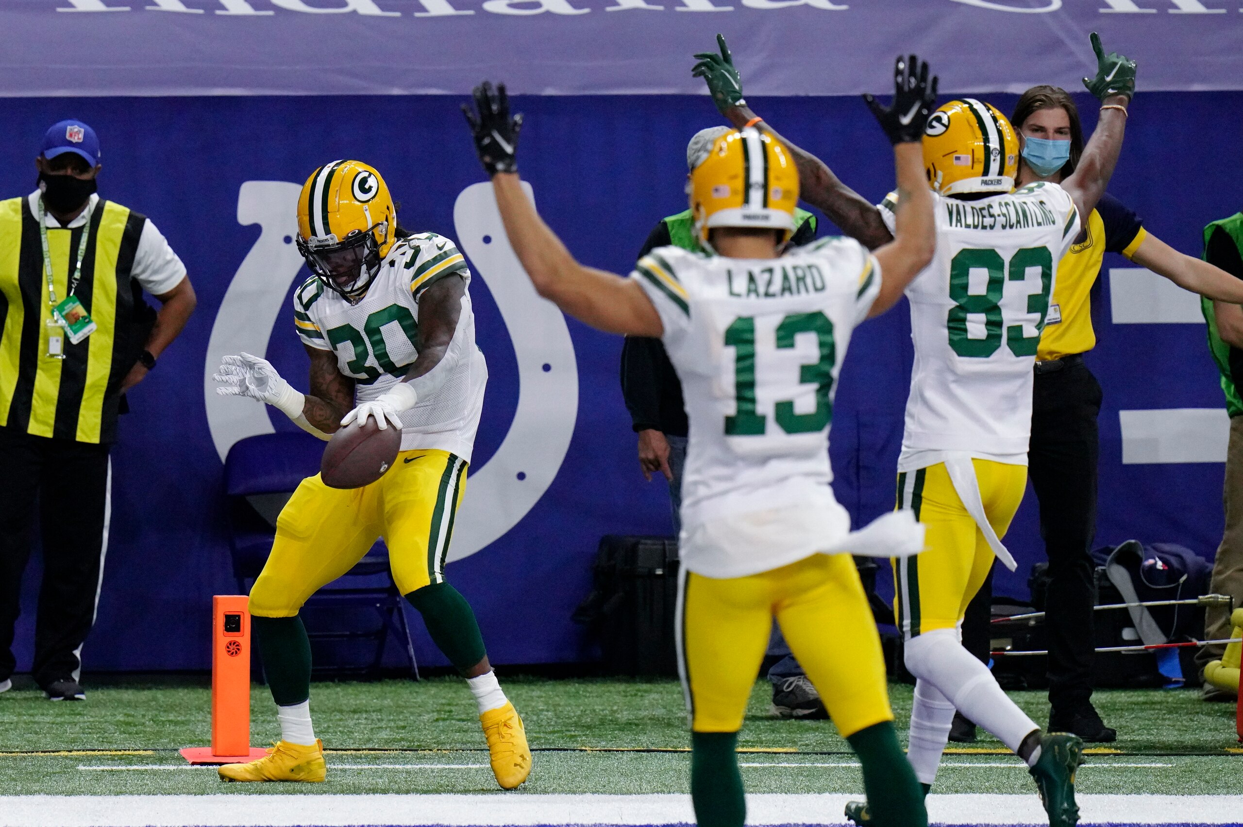 Jamaal Williams has carved out a meaningful role behind Jones.