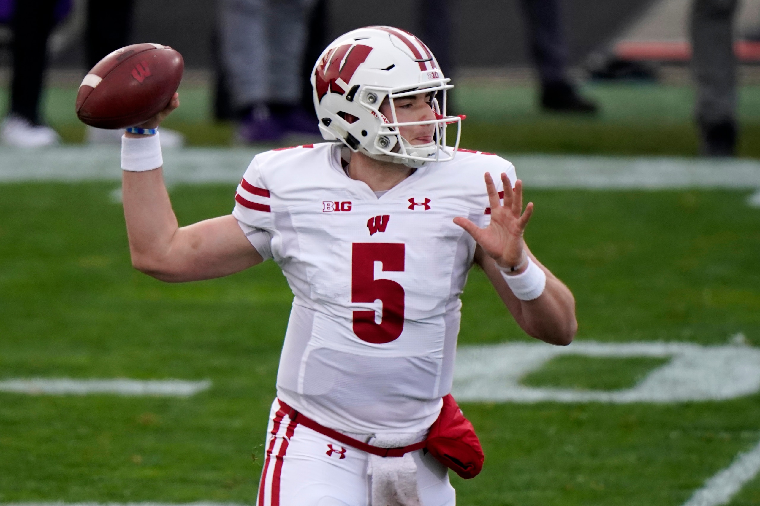 Wisconsin QB Graham Mertz Wisconsin QB Graham Mertz