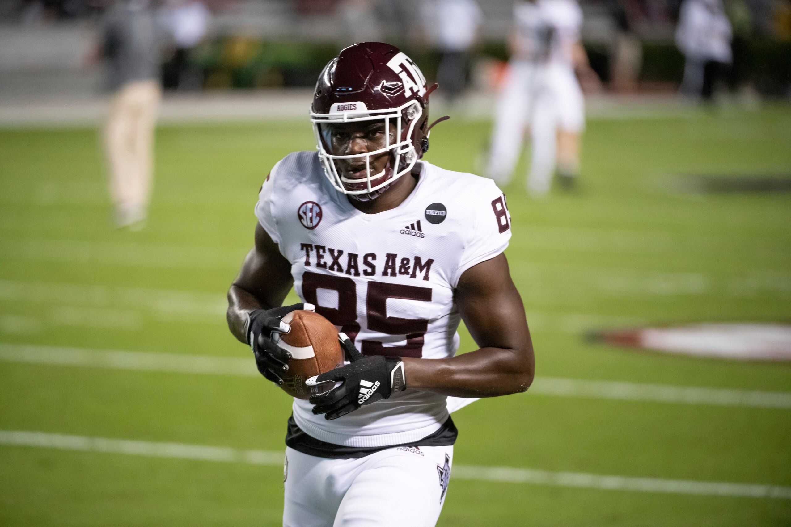 Texas A&M TE Jalen Wydermyer Texas A&M TE Jalen Wydermyer