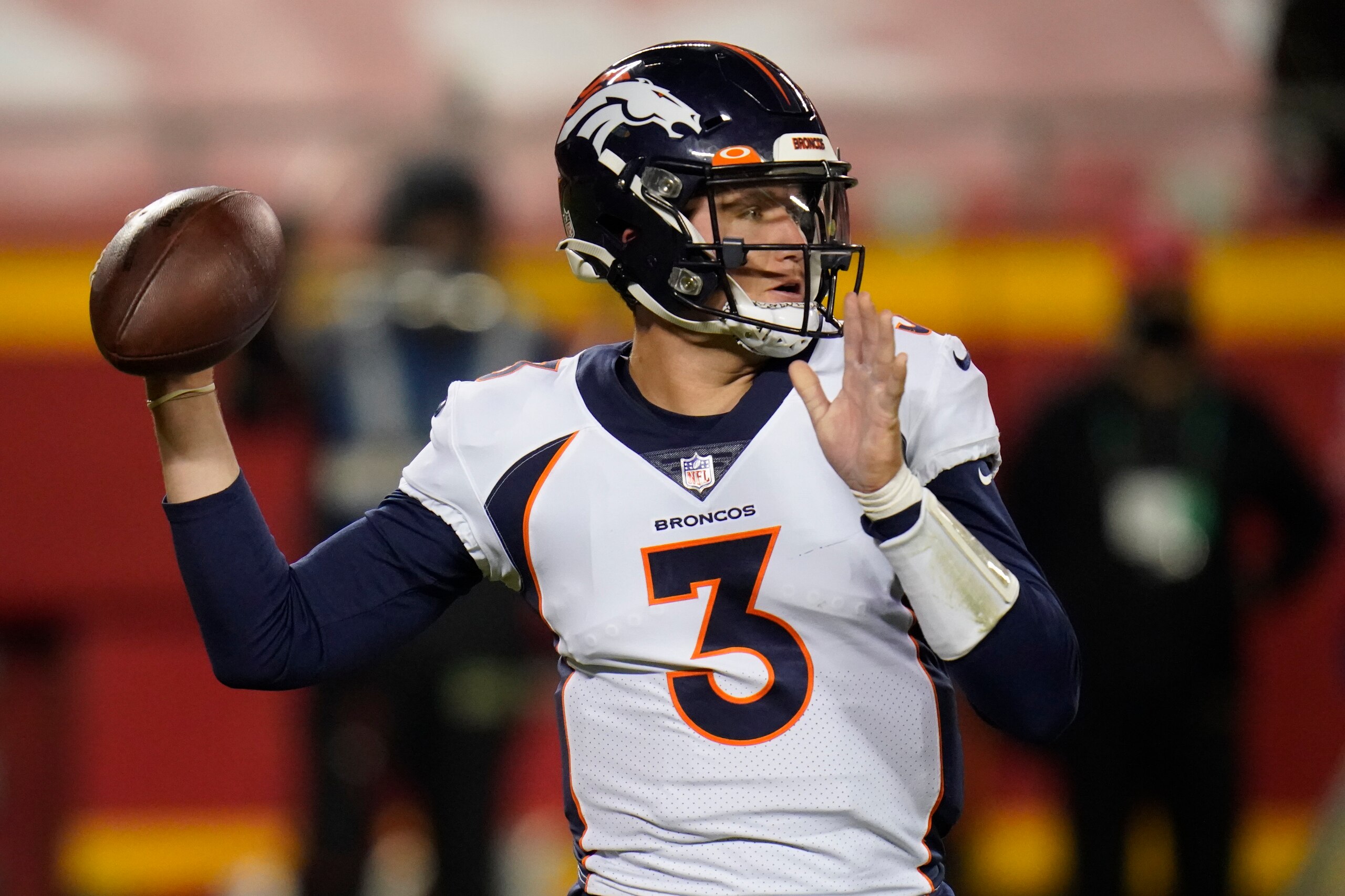 Denver Broncos quarterback Drew Lock Denver Broncos quarterback Drew Lock