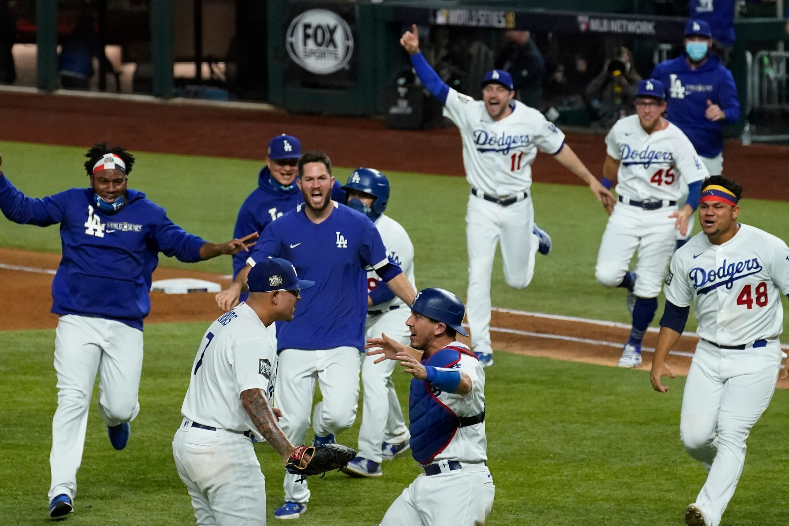 The Dodgers had the highest point of them all.