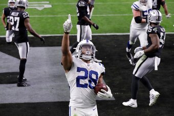 Jonathan Taylor has scored three touchdowns in his last two games.