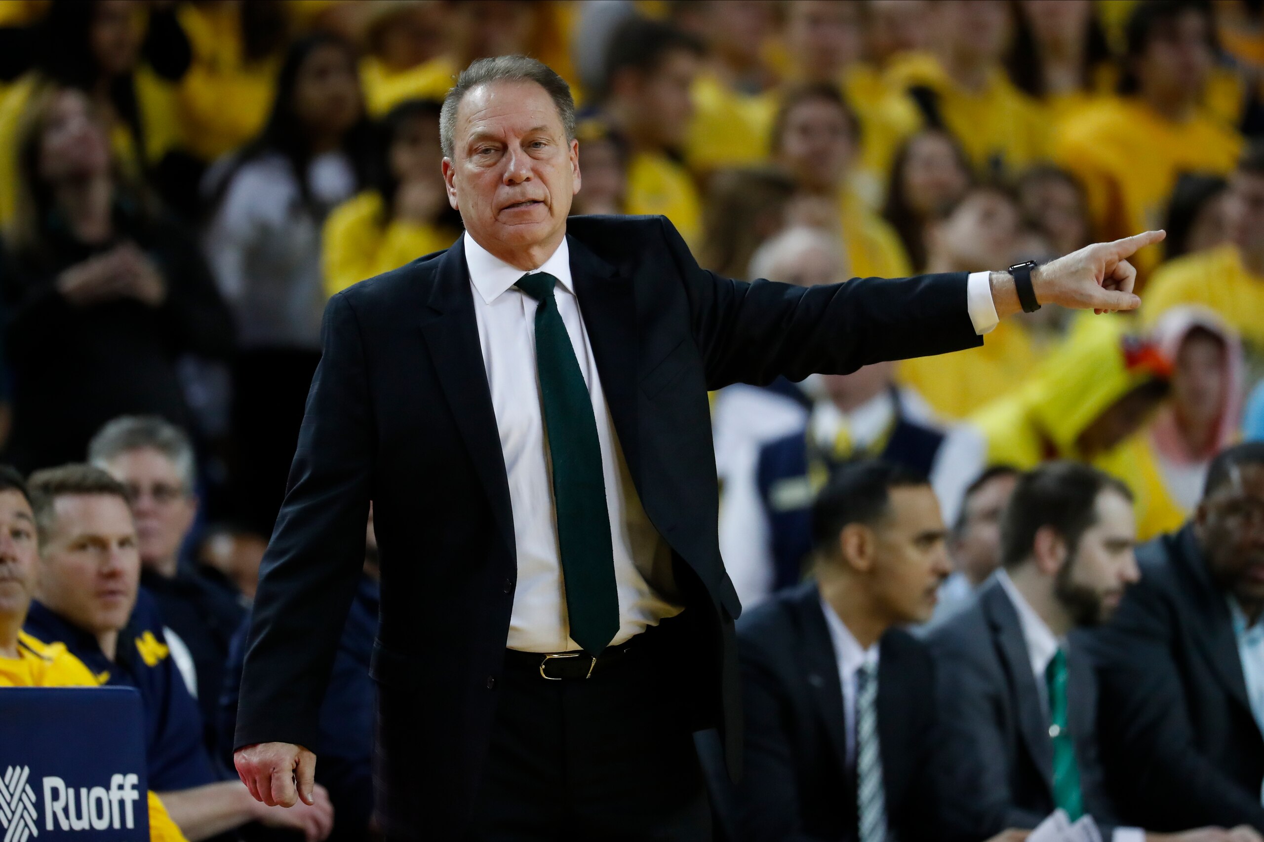 Michigan State head coach Tom Izzo Michigan State head coach Tom Izzo