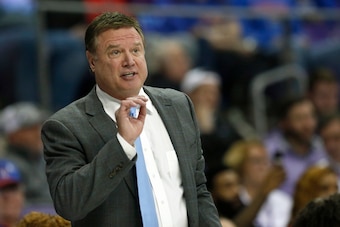 Kansas head coach Bill Self