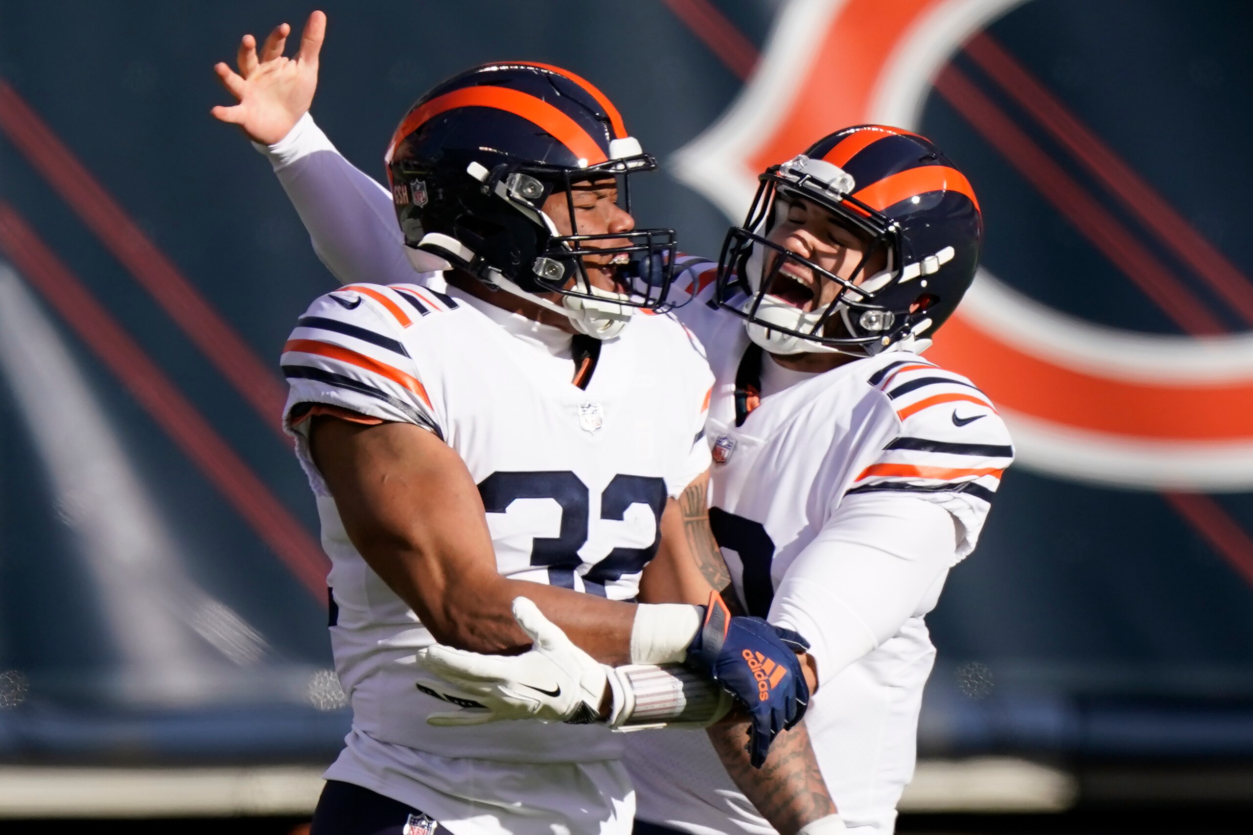 David Montgomery and Mitchell Trubisky have led the Chicago Bears' offense to a late-season turnaround.