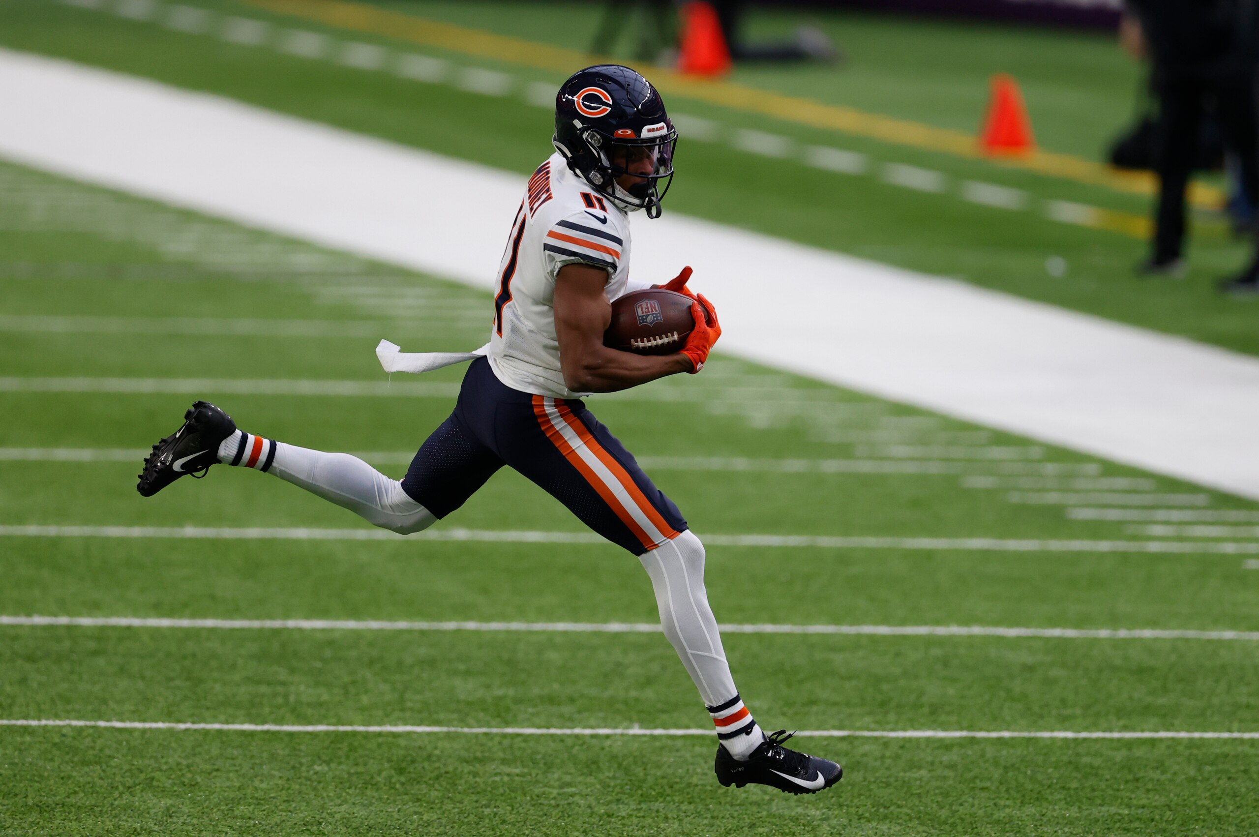Darnell Mooney has scored a touchdown in each of the last two games.