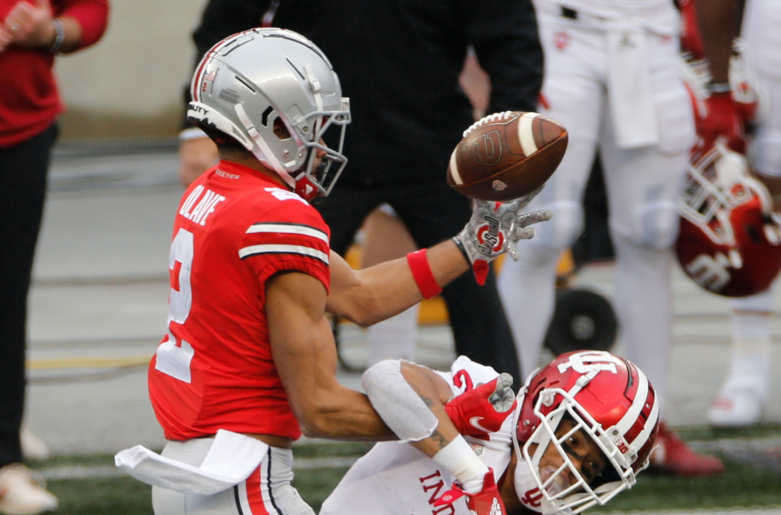 Ohio State WR Chris Olave Ohio State WR Chris Olave
