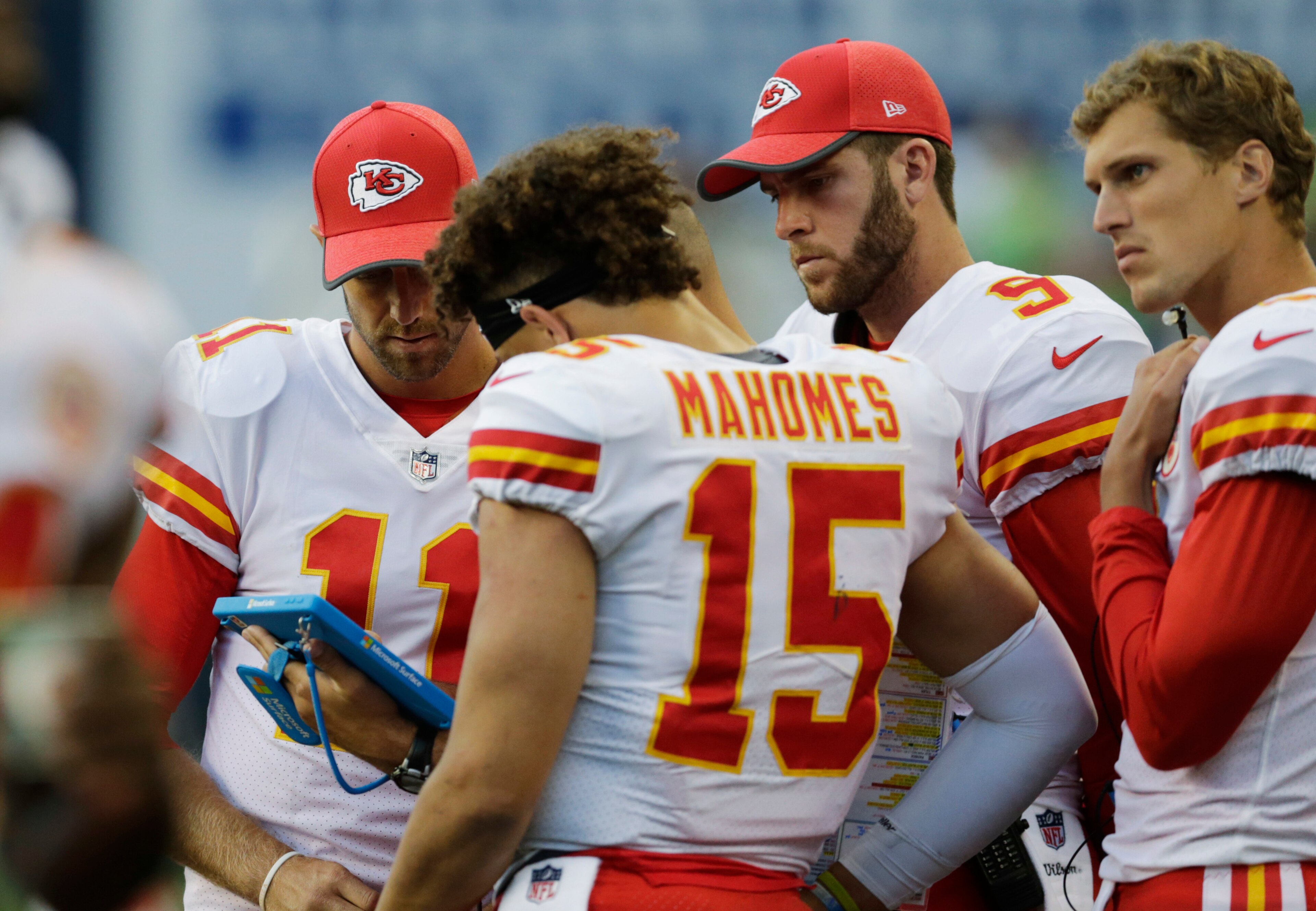 Mahomes spent his rookie season backing up Alex Smith, who took Kansas City back to the playoffs.