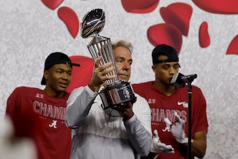 Alabama head coach Nick Saban